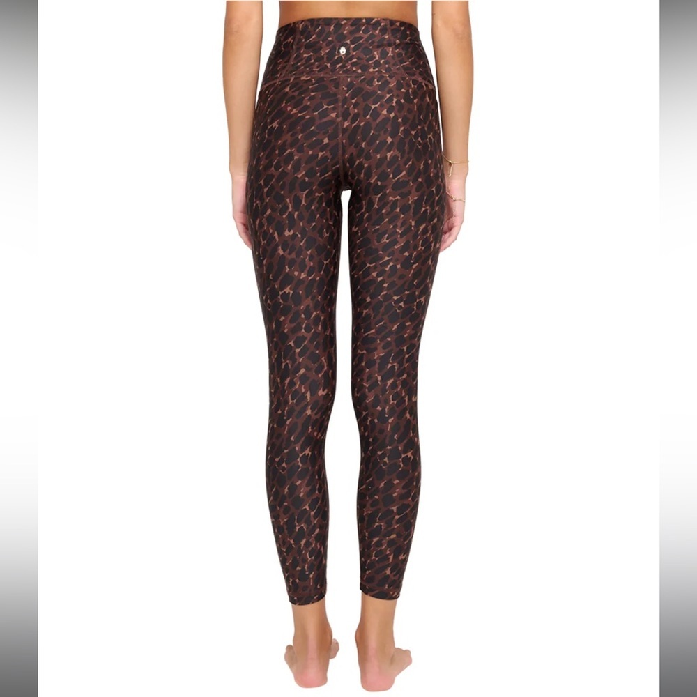 Spiritual Gangster Chocolate Animal Print Ada Dream Tech Eco Jersey Hw 7|NEW/NWT - Picture 4 of 6